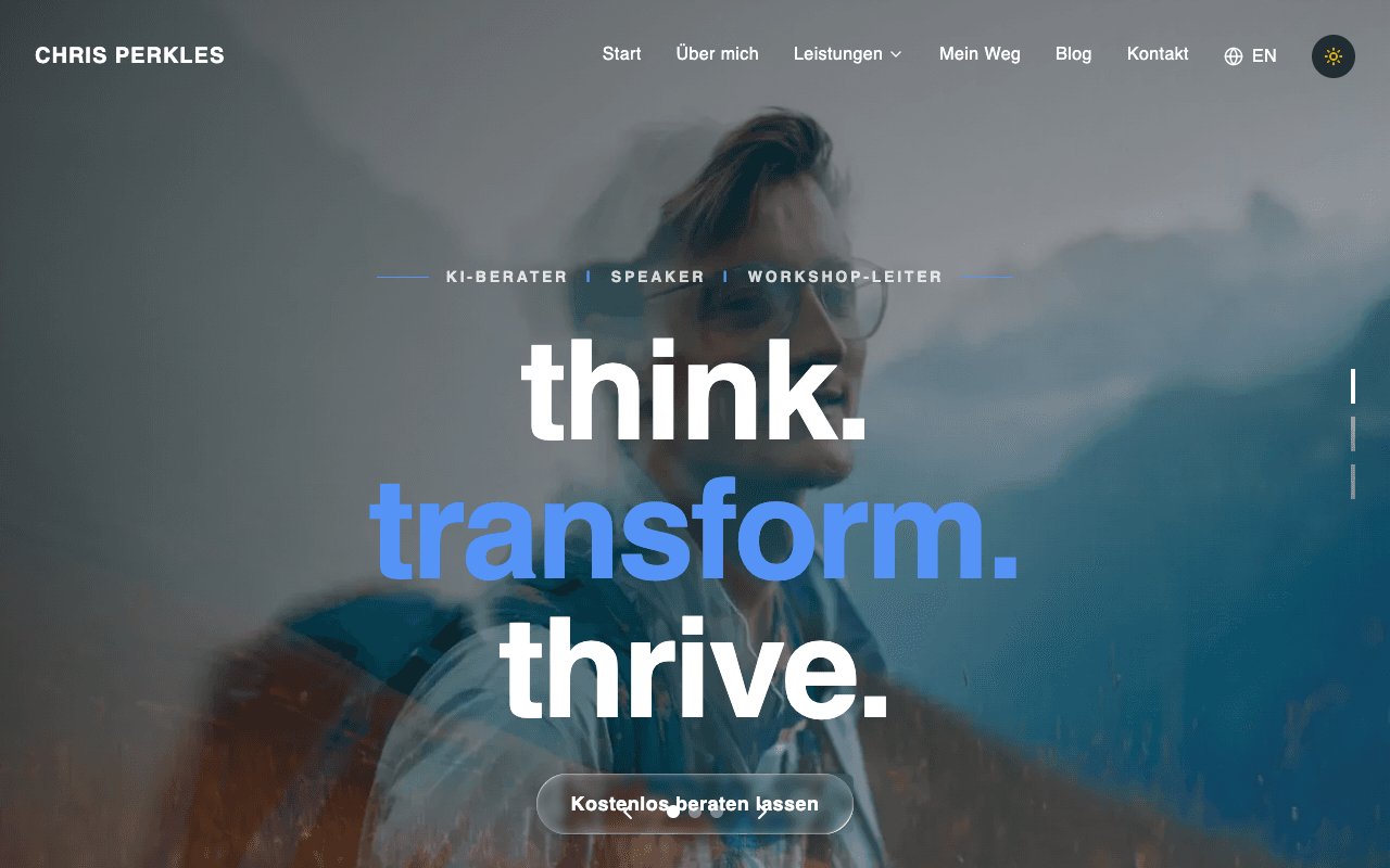 Website chrisperkles.at